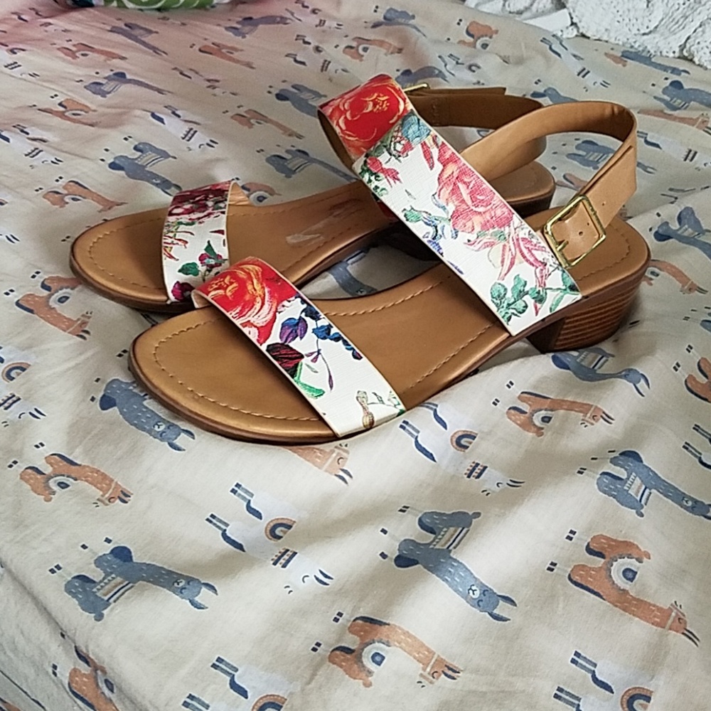 Summer Heels; Floral;
